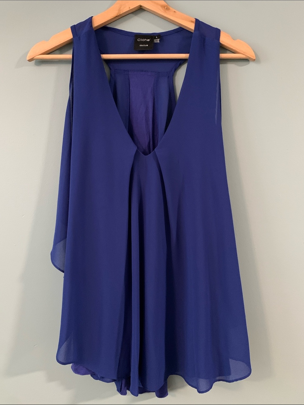 Cliche Royal Blue tank top
